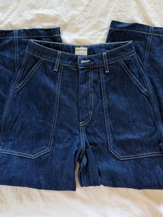 Back Beat Co. Relaxed Indigo  Utility Work Jeans size 6 - Picture 11 of 15